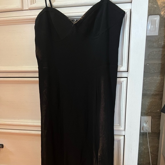 Aritzia Black Viola Midi Dress - Picture 5 of 5